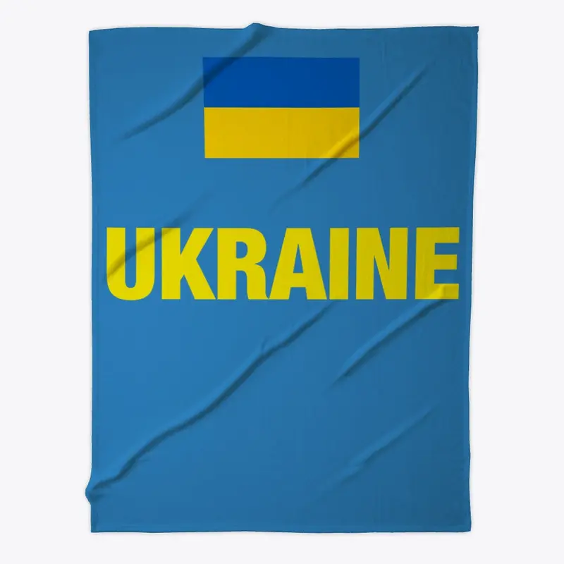 Ukraine Fleece Blanket