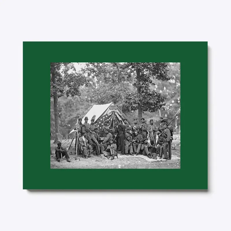 Civil War Camp Scene