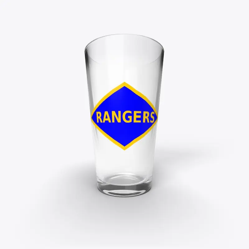 Vintage Rangers Beer Glass