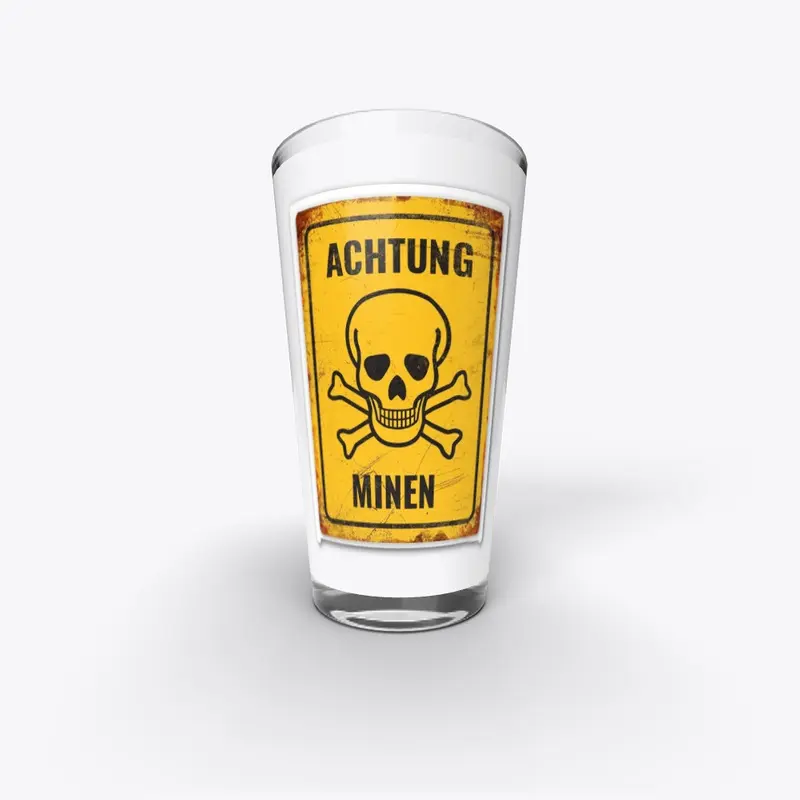 WWII German Mine Beer Glass