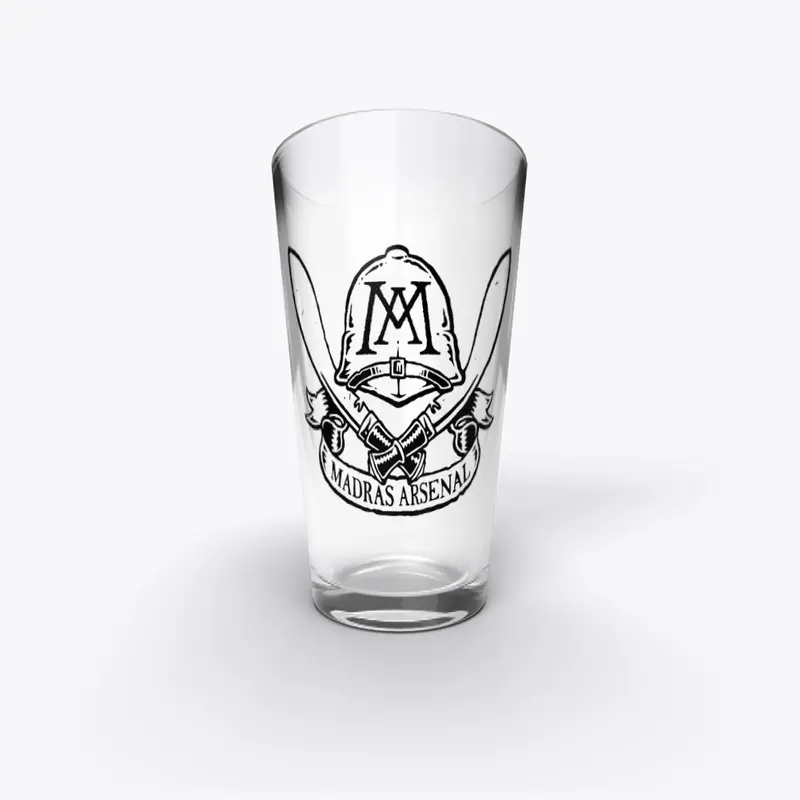 Madras Arsenal Beer Glass